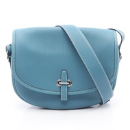 【二手】愛馬仕 HERMES 單肩包 Baldo Golf 藍色牛仔布 其他 Baldo Golf 藍色牛仔布 女士二手 A
