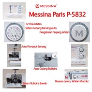 (Terbaik) Mesin Jahit Messina P5832 (Portable)