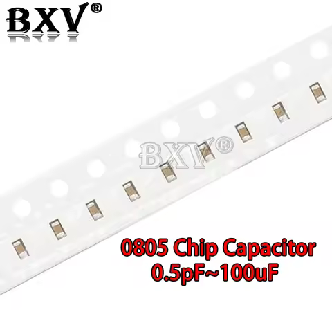 100PCS 0805 SMD Chip Multilayer Ceramic Capacitor 0.5pf - 47uf 10pf 22pf 100pf 1nf 10nf 100nf 0.1uf 