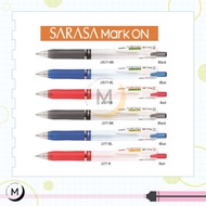 Sarasa Mark On Overlapping Highlighter Gel Pen