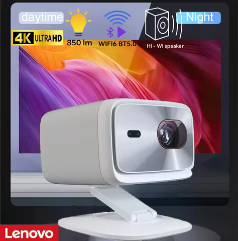 Lenovo Xiaoxin 100P Projector 1140ANSI Ultra HD LED Video Movie Home Theater Outdoor Portable Beam P