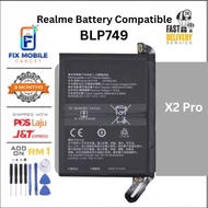 Battery compatible for Realme X2 Pro BLP749 high quality Batteri replacement [ Fix Mobile Gadget ]