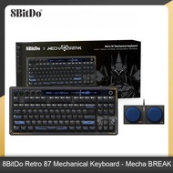 8BitDo Retro 87 Mechanical Keyboard Mecha Break: Panther for Windows and Android with Wireless 2.4G/