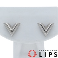 路易威登 Essential V 耳環 M63208（耳環尺寸：約 0.9 公分高 x 1.0 公分寬 x 1.4 公分深）黃銅材質，成色極佳 [二手]