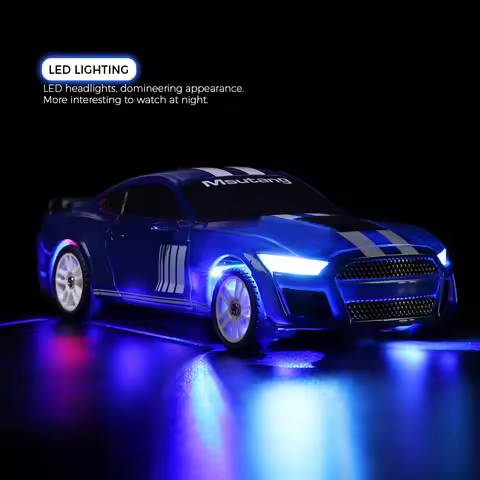 Wltoys K4308 1/43 2.4G 4WD Mini Drift RC Car with LED Light Remote Control High Speed On-Road Racing