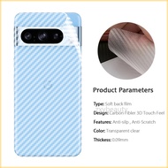 Carbon Fiber Soft Back Film for Google Pixel 8A 8 Pro 5G 2023 Matte Screen Protector for Pixel8 Pixe