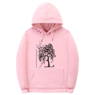 Rapper Ecco2k Drain Gang Aloegarten Tree Logo Print Hoodie Bladee Hip Hop Sportswear Men Women Fashi