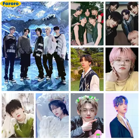 Kpop Band 5D Diamond Painting Kit T-TXT Poster Diy Diamond Embroidery Cross Stitch Choi Soobin Fan C