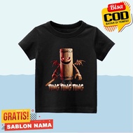 Anomali Tung Tung Sahur Horror Kids T-Shirt / Tung Tung Sahur Horror Kids T-Shirt