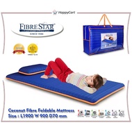Fibre Star Coconut Fibre Portable / Foldable Mattress- Single Size (90cm X 190cm X 7cm) - 3 x 2 Tilam