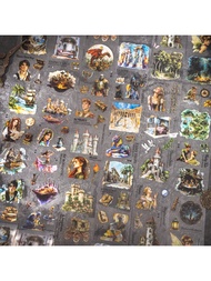 1 Roll 78.74inch(200cm) Fairy Tale Adventure Series Stickers On Roll Personalized Collage Card Mater