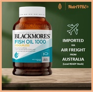 [Ready SG Stock] Blackmores Fish Oil Odourless 400 capsules