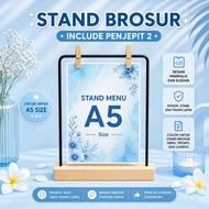 A5 brochure hanger - menu stand