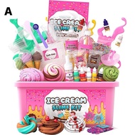 7 colors D.I.Y slime box set Squishy Toys Pinch Squeeze Toy Decompression Toy Kid Adults Relieve Str