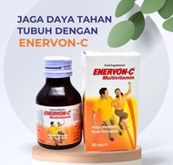 Enervon C Vitamin Daya Tahan Tubuh per botol 30 kapsul