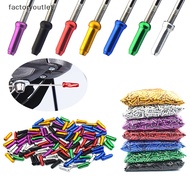 FCMY Aluminum Alloy Bike Brake Shifter Cable Tips End Caps Crimps Mountain Bicycle Cable End Caps Bicycle Parts FAC