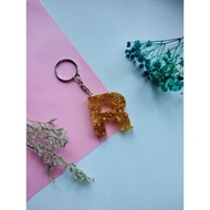 RESIN KEYCHAIN INITIAL KEYCHAIN ALPHABET KEYCHAIN LETTER 'R' 🔥💥