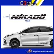 MIKADO THAILAND DESIGN CAR STICKER / CS649