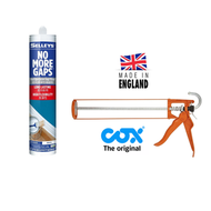 犀利牌 - 彈性填縫膠套裝(彈性填縫膠白色 x 1 + Cox 英國膠槍 x 1)