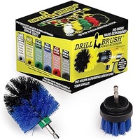 Pool Supplies - Drill Brush - Mini and 2-inch Spin Brush Maintenance Set - Pool Accessories - Pool Brush - Slide - Pond Liner - Hot Tub - Spa - Diving Board - Carpet Cleaner - Deck Brush