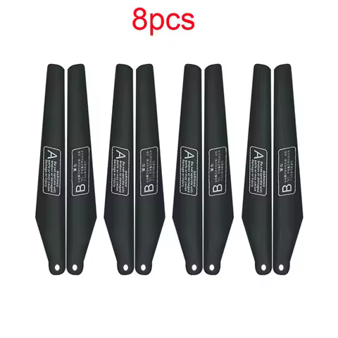 8PCS RC Helicopter Propeller 9cm/10cm/15cm/16cm/17cm/24cm Fan Blades Paddle CW CCW Black A B Props U