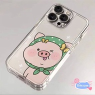 Couple Cute Pig Phone Case For Samsung Galaxy S26 Plus Ultra Edge S25 FE A71 M60S A57 A56 A51 A42 M4