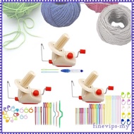 [FinevipsMY] Winding Machine Knitting Tool Set, Small, Yarn Ball Winder, Handheld, Yarn Wrapping Machine Yarn Winder for Handmade, Table