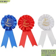 PEARL Ribbon Award Set, Blue,Red,White Recognition Ribbons Rosette Ribbon, Award Ribbons Honorable R