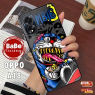 Casing Case Oppo A18 Terbaru Grafiti Zomb Casing Hardcase Softcase Glossy