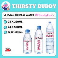 Evian Mineral Water - 24 x 330ml | 24 x 500ml | 12 x 1.5L