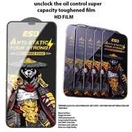 TEMPERED GLASS ANTI STATIC ESD BENING CLEAR PANDA FOR OPPO A52020 A92020 A3 A3X A3PRO A5 A5X A5i A5P