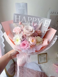 【情人節花禮】flower-of-life 心語玫戀  厄瓜多永生玫瑰花束