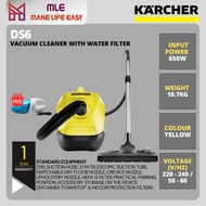 Karcher DS6 vacuum cleaner with water filter