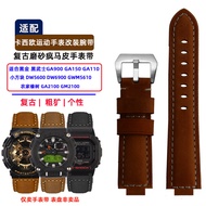 Dây Đeo Đồng Hồ Bằng Da Thật Phong Cách Black Samurai Cho Casio GA150 GA900 GA110 DW5600 DW6900 GA21