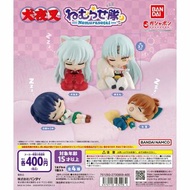 全新 日版 Bandai 犬夜叉 InuYasha 扭蛋 Nemurasetai ねむらせ隊 瞓覺 Sleeping 1套 Figure 全4種 殺生丸 七寶 七宝 犬夜叉 日暮籬 Kagome Hi