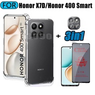Honor X7D Transparent Shockproof Phone Case For Honor 400 Smart X7C X6C X8C Anti Spy Privacy Full Co