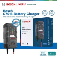 Mizu Bosch C70-B Battery Charger for 12V 24V Car Commercial Vehicle Big Bike Motorcycle - lead-acid 