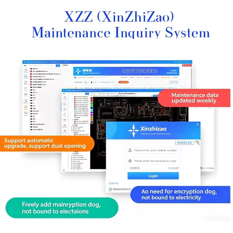XinZhiZao Circuit Diagram Bitmap for IPhone9 11 12 13 14 15 16 17mini Plus Pro ProMax All Series Pho