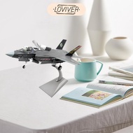 [Loviver] 1/72 Scale F35 B Fighter Jet Model Diecast Plane Model Simulation Desktop