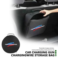 EV Cable Organizer Bag Electric Car Charger Box Charging Organizer For BMW Performance 1 3 5 7 Serie