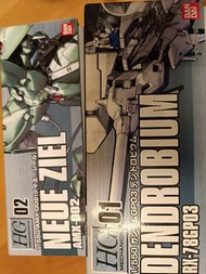 高達模型 Gundam HG Dendrobium Neue Ziel  AMX 002 RX-78GP03   1/550 scale