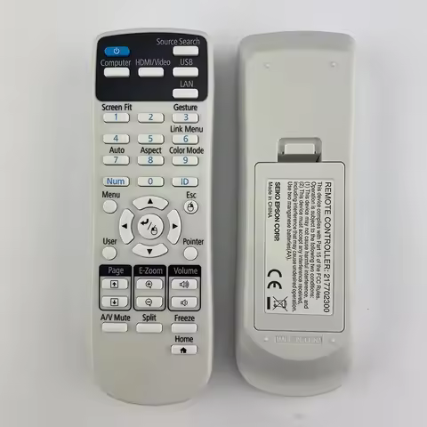 New Original Genuine Remote Control 217702300 for EPSON Projector EB-2250U EB-2255U EB-2155W EB-2165