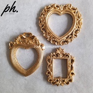 EGERIA MINI Resin Frame Dowry Material Resin Frame Craft Material - Vintage Retro Mini Photo Prop Ph