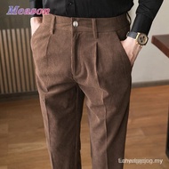 【In Stock】Meason Korean men's slim fitting corduroy casual trousers EIZI 5MJD