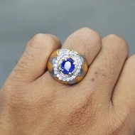 Original Ceylon Blue Sapphire Natural Gemstone Ring
