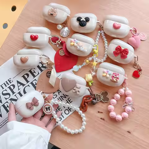 Cartoon Beige Case For Huawei FreeBuds SE4 ANC Wireless Bluetooth Headphones For FreeBuds SE4 Protec
