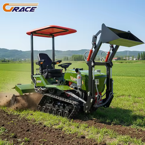 Customize Farm Tractor Equipped With Plow Harrow And Seeder For Multi Farming Work