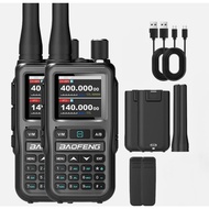 Baofeng UV5R Mini Walkie Talkie VHF UHF Double PTT Key USB-C NOAA App Program
