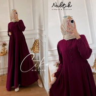 GAMIS PUTIH BAHAN CRINKLE GAMIS CRINKLE PREMIUM GAMIS CRINKLE TERBARU 2023 BAHAN ADEM GAMIS BAHAN KR