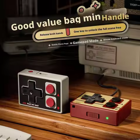 For IINE Gamebrick Mini Wireless Controller Bluetooth Multi-Function Gamepad Joystick Remote Control